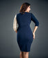 Two Tone Bodycon Formal Dress